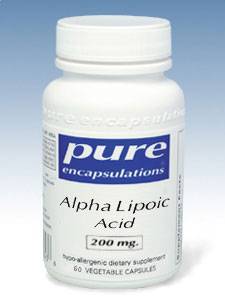 Pure Encapsulations, ALPHA LIPOIC ACID 200 MG 60 VCAPS