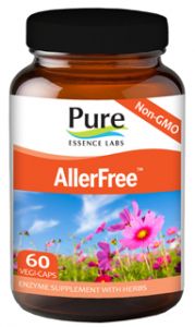 Pure Essence Labs, AllerFree, Enzymes for Allergies, 60 Veggie Caps