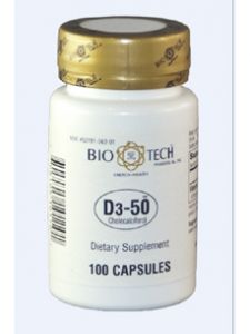 Bio-Tech, D3-50 50,000 IU 100 CAPS
