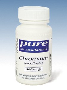 Pure Encapsulations, CHROMIUM (PICOLINATE) 500 MCG 60 VCAPS
