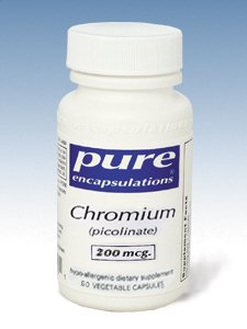 Pure Encapsulations, CHROMIUM (PICOLINATE) 200 MCG 60 VCAPS