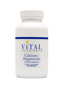 Vital Nutrients, CALCIUM/MAGNESIUM (CITRATE/MAL) 100 CAPS