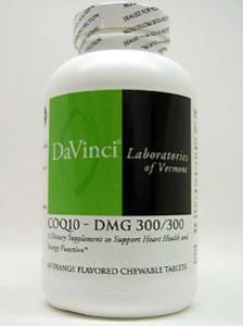 Davinci Labs, COQ10 - DMG 300/300 ORANGE 60 CHEW
