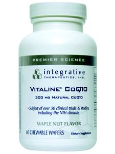 Integrative Therapeutics, COQ10 MAPLE NUT FLAVOR 300 MG 60 CHEW