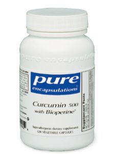Pure Encapsulations, CURCUMIN 500 WITH BIOPERINE® 120 VCAPS 