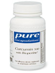 Pure Encapsulations, CURCUMIN 500 WITH BIOPERINE® 60 VCAPS