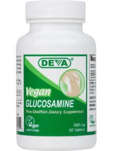 Deva Nutrition, VEGAN GLUCOSAMINE 500 MG 90 TABS
