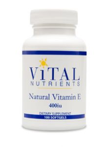 Vital Nutrients, VITAMIN E 400IU (D-ALPHA TOCOP) 100 GELS