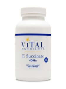 Vital Nutrients, VITAMIN E SUCCINATE 400 IU 100 VCAPS