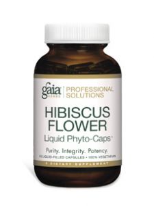 Gaia Herbs (Professional Solutions), HIBISCUS FLOWER (PHYTO-CAPS) 60 VCAPS