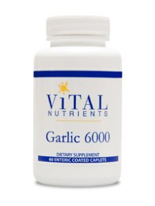 Vital Nutrients, GARLIC 6000 650 MG 60 CAPS