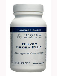 Integrative Therapeutics, GINKGO BILOBA PLUS™ 80 MG 120 CAPS