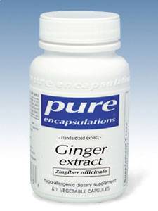 Pure Encapsulations, GINGER EXTRACT (ZINGIBER OFFIC) 60 VCAPS