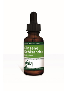 Gaia Herbs, GINSENG SCHIZANDRA SUPREME 1 OZ