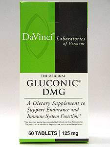 Davinci Labs, GLUCONIC® DMG 125 MG 60 TABS