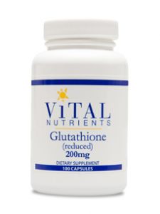 Vital Nutrients, GLUTATHIONE (REDUCED) 200 MG 100 CAPS