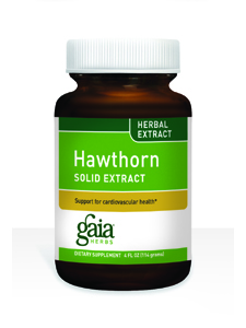 Gaia Herbs, HAWTHORN BERRY SOLID EXTRACT 4 OZ