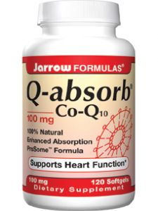 Jarrow Formulas, Q-ABSORB CO-Q10 100 MG 120 SOFTGELS 