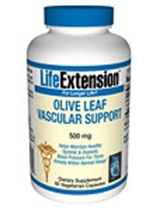 Life extension, OLIVE LEAF VASCULAR SUPPORT 60 VCAPS