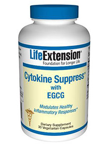 Life extension, CYTOKINE SUPPRESS W/ EGCG 30 VCAPS 