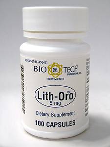 Bio-Tech, LITH-ORO 5 MG 100 CAPS