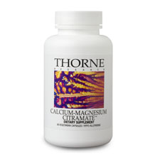 Thorne Calcium-Magnesium Citramate 	90 Vegetarian Capsules