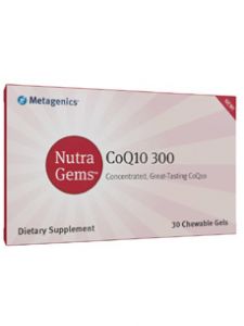 Metagenics, NUTRAGEMS™ COQ10 300 30 CHEWABLE GELS