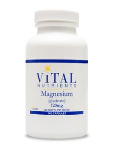 Vital Nutrients, MAGNESIUM (GLYC./MALATE) 120 MG 100 CAPS
