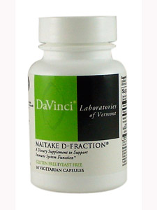 Davinci Labs, MAITAKE D-FRACTION® 60 VCAPS