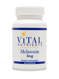 Vital Nutrients, MELATONIN 3 MG 60 CAPS