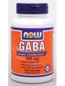 Now Foods, GABA 500 MG 100 CAPS