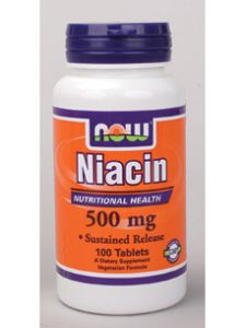 Now Foods, NIACIN 500 MG 100 TABS
