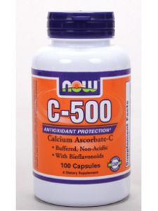 Now Foods, C-500 CALCIUM ASCORBATE-C 100 CAPS 
