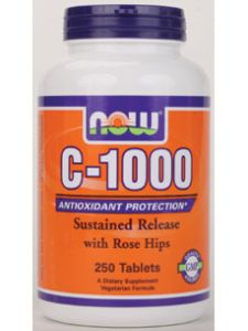 Now Foods, C-1000 WITH ROSE HIPS 250 TABS