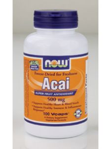 Now Foods, ACAI 500 MG 100 VCAPS