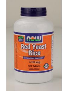 Now Foods, RED YEAST RICE 1200 MG 120 TABS