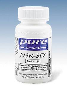 Pure Encapsulations, NSK-SD (NATTOKINASE) 100 MG 60 CAPS