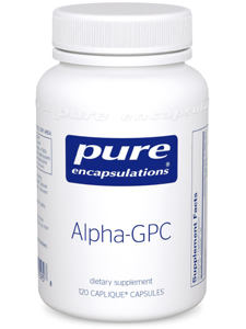 Pure Encapsulations, ALPHA-GPC 120 CAPS 