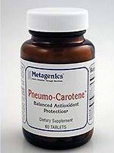 Metagenics, PNEUMO-CAROTENE 60 TABS