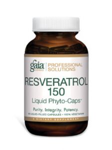 Gaia Herbs (Professional Solutions), RESVERATROL-150 50 LVCAPS
