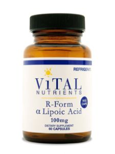 Vital Nutrients, R-FORM LIPOIC ACID 100 MG 60 CAPS