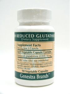 Genestra, GSH REDUCED GLUTATHIONE 90 VCAPS