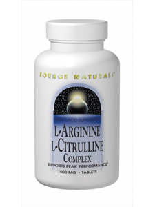 Source Naturals, L-ARGININE L-CITRULLINE COMPLEX 120TABS