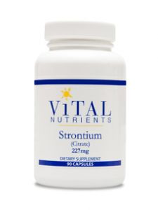 Vital Nutrients, STRONTIUM 227 MG 90 VCAPS