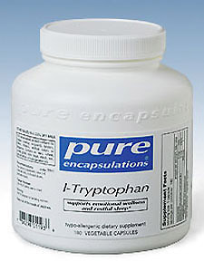 Pure Encapsulations, L-TRYPTOPHAN 180 VCAPS