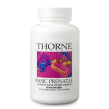 Thorne Research Basic Prenatal 90 Vegetarian Capsules