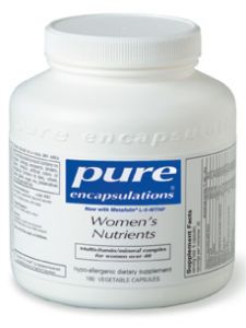 Pure Encapsulations, WOMEN'S NUTRIENTS 180 VCAPS