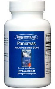 ARG Pancreas Pork Natural Glandular 60 Caps
