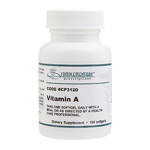 Complementary Prescriptions A, Vitamin (fish liver oil) 25,000IU 100 softgels