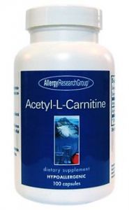 ARG Acetyl L-Carnitine 500 Mg 100 Vegetarian Caps